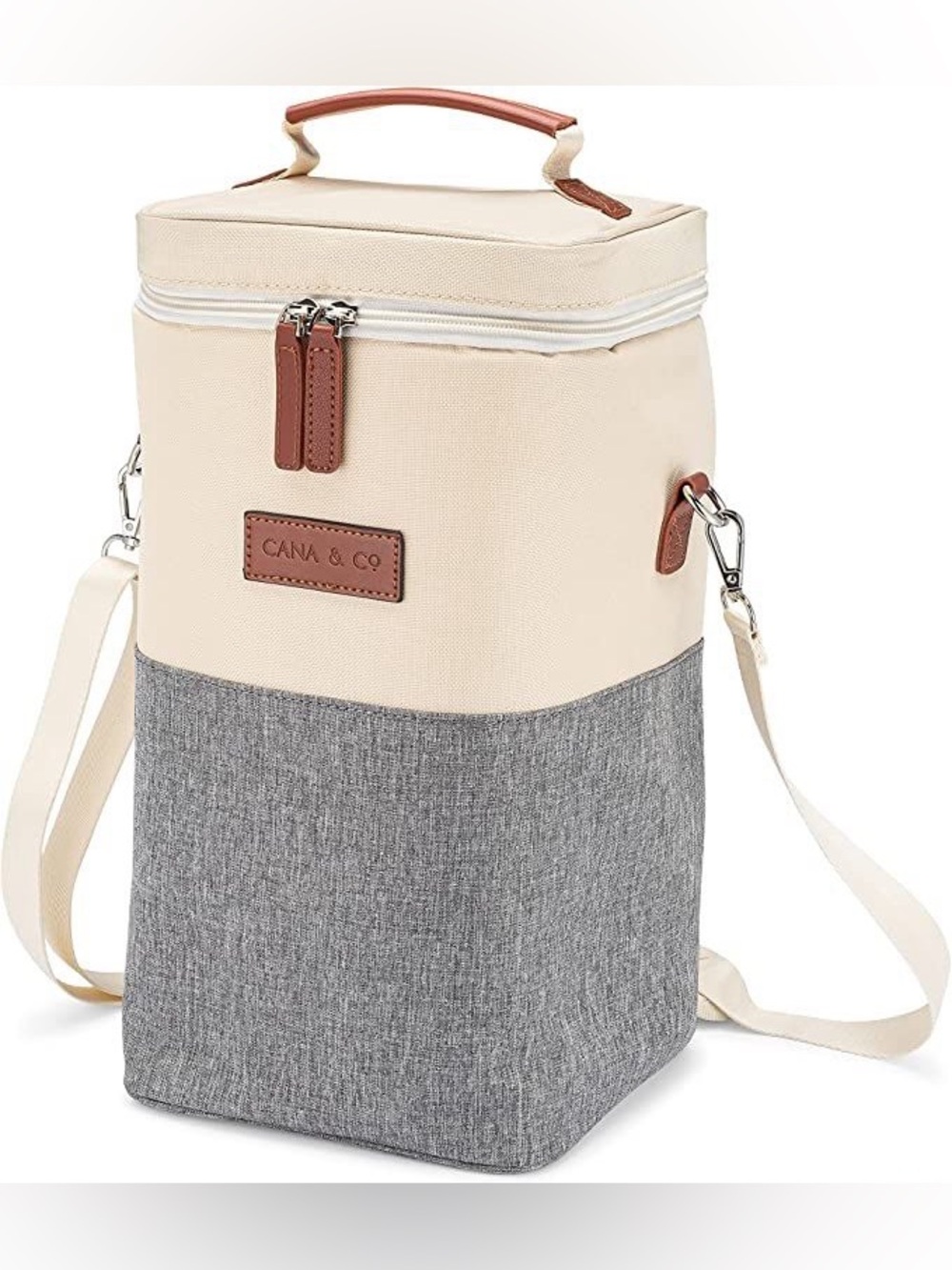 Cana & Co Insulated Wine Cooler Bag - 4 bottles